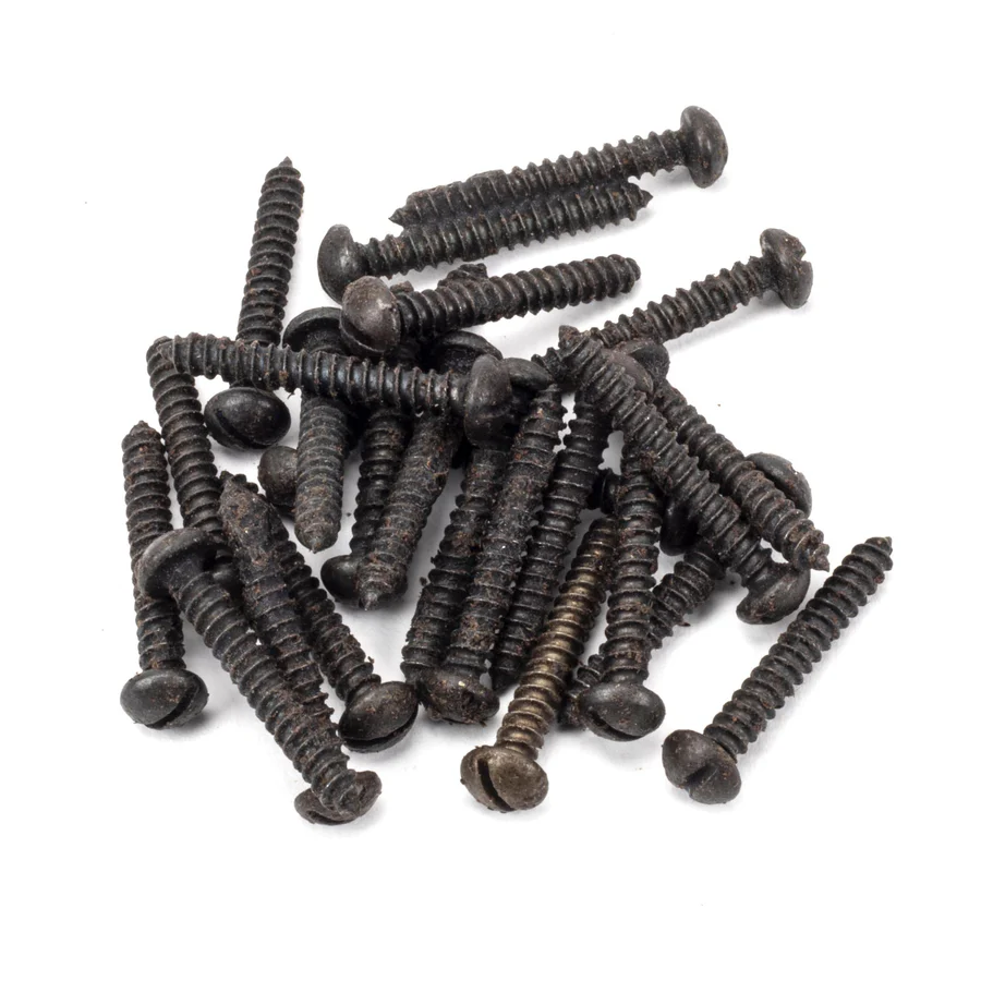 FTA 91138 BEESWAX 6X1 ROUND HEAD SCREWS (25)