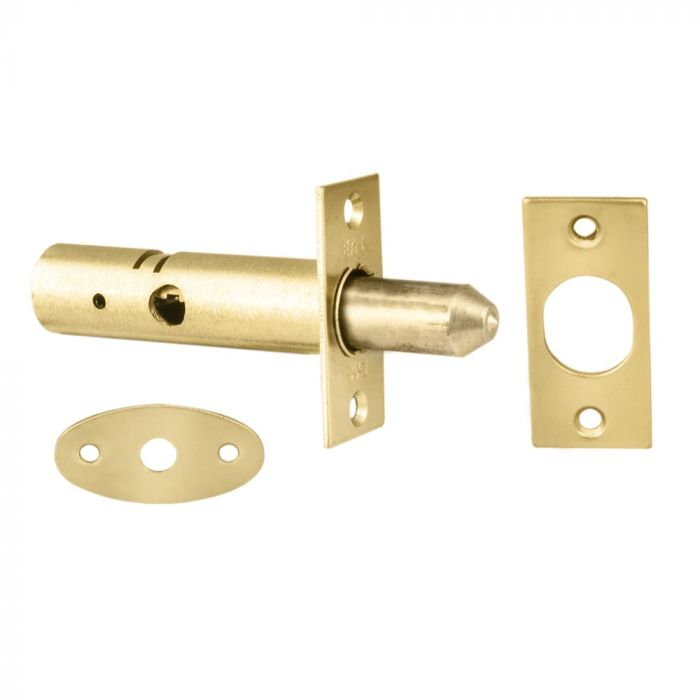 WINDOW SECURITY BOLT/RACKBOLT 32MM (16.5MM CENTRES) ELECTRO BRASSED