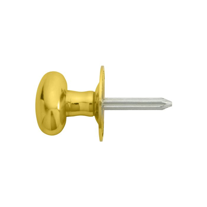 OVAL RACKBOLT THUMBTURN 38MM POLISHED BRASS