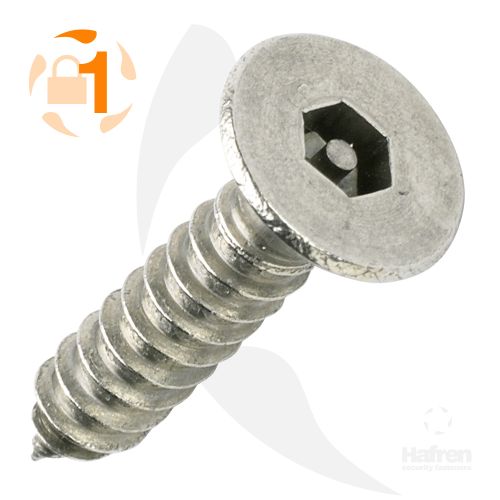 SELF TAPPING A2 STAINLESS STEEL COUNTERSUNK PIN HEX 14 X 1-1/4 (6.3 X 32MM)