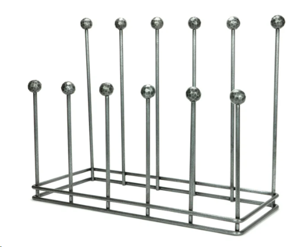 FTA 47109 PEWTER SIX PAIR BOOT RACK