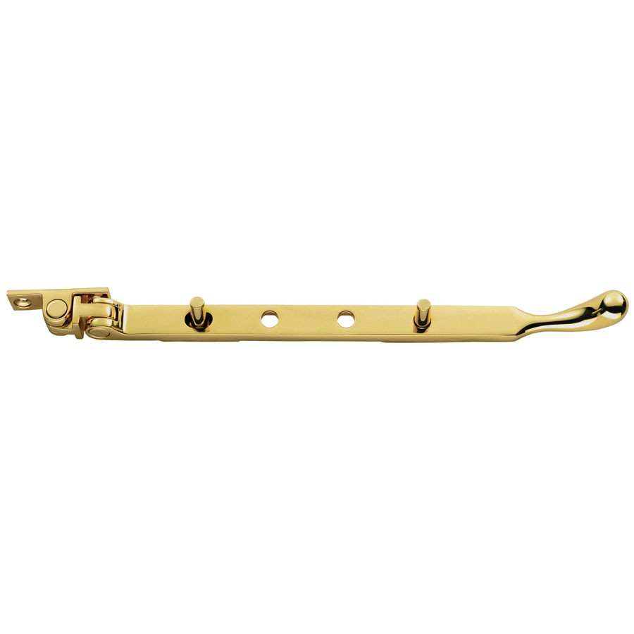 BULB END CASEMENT STAY 305MM (12") SATIN CHROME