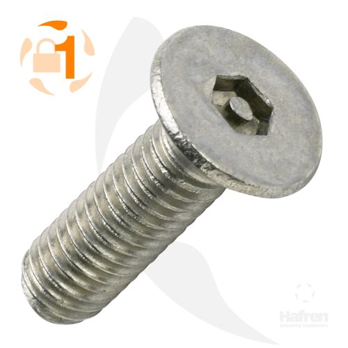 MACHINE SCREW A2 STAINLESS STEEL COUNTERSUNK PIN HEX M 6 X  8 