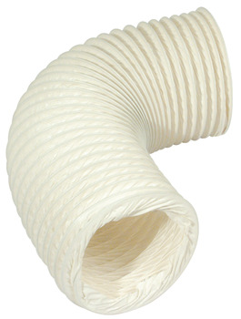 WHITE FLEXIBLE DUCTING FLAME RETARDANT 150MM (6") X 3000MM