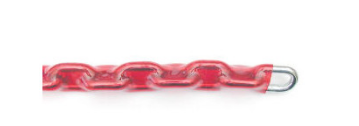 SECURITY CHAIN ROUND SECTION PLASTIC COATED 8MM X 900MM