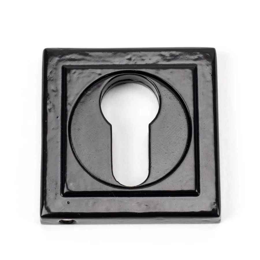 FTA 45722 BLACK ROUND EURO ESCUTCHEON (SQUARE)