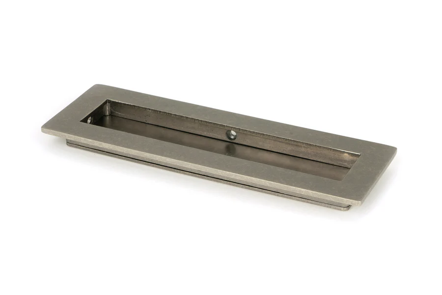 FTA 50172 PEWTER 175MM PLAIN RECTANGULAR PULL