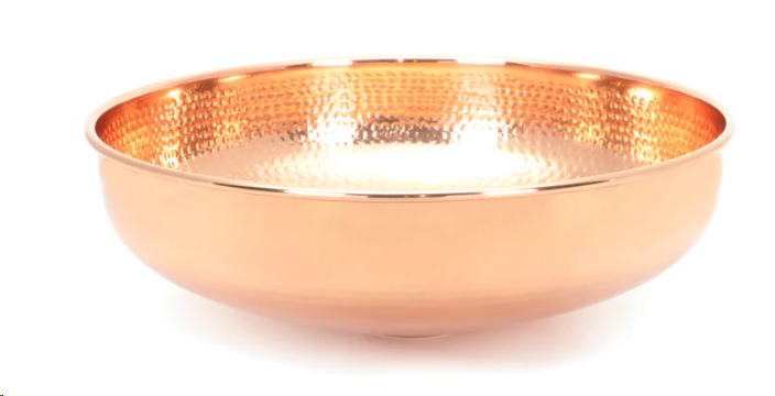 FTA 47197 HAMMERED COPPER ROUND SINK