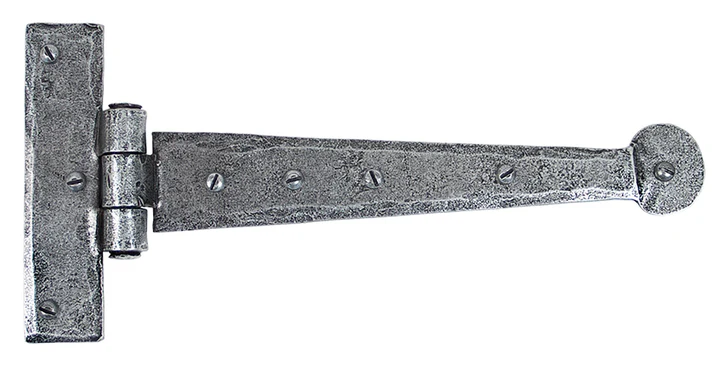 FTA 33789 PEWTER 9 PENNY END T HINGE (PAIR)