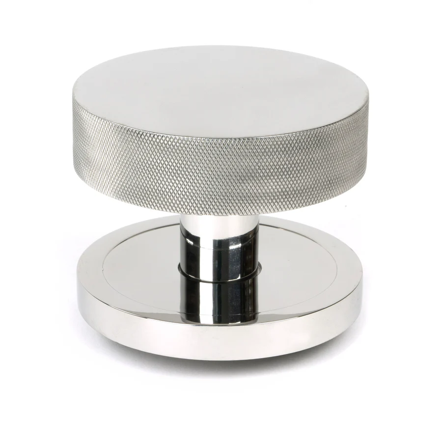 FTA 46766 POLISHED MARINE SS (316) BROMPTON CENTRE DOOR KNOB (PLAIN)
