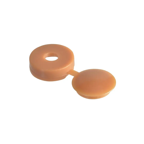 HINGED COVER CAP - LIGHT BROWN 3.5-4.0 (6-8G)