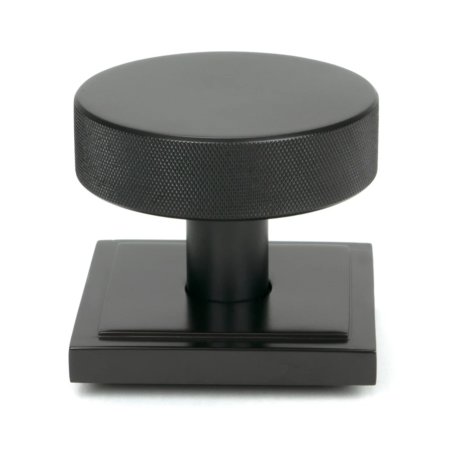 FTA 46789 AGED BRONZE BROMPTON MORTICE/RIM KNOB SET (SQUARE)