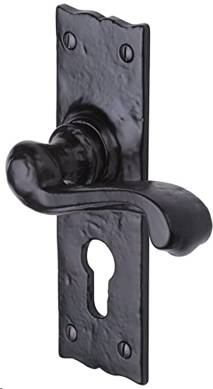 TUDOR SHROPSHIRE EURO PROFILE HANDLE BLACK ANTIQUE