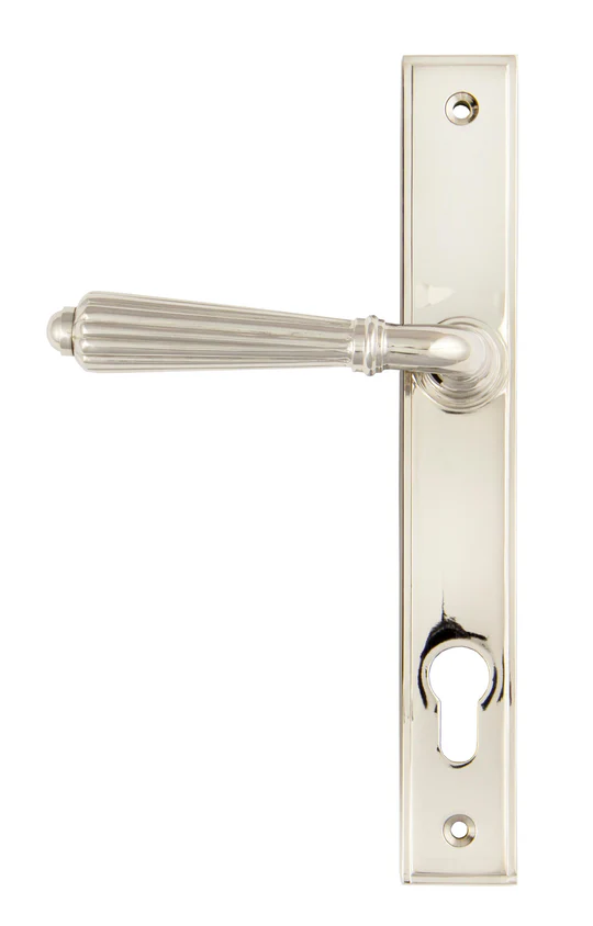 FTA 45326 POLISHED NICKEL HINTON SLIMLINE LEVER ESPAG. LOCK SET