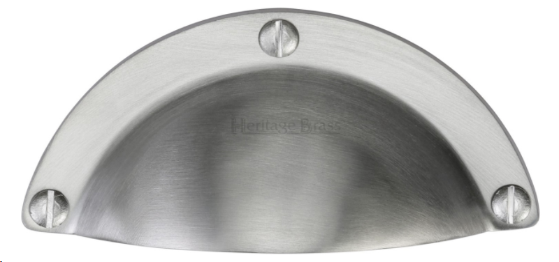 DRAWER PULL  95MM (4") SATIN CHROME