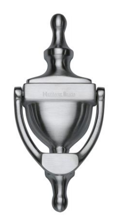 VICTORIAN URN DOOR KNOCKER 152MM (6") SATIN CHROME