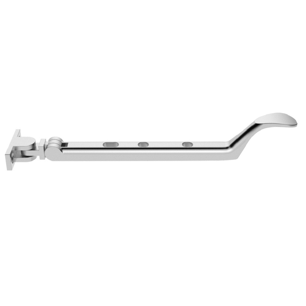 VICTORIAN CASEMENT STAY 270MM (10") SATIN CHROME