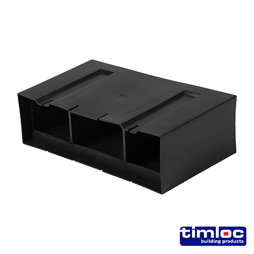 TIMLOC UNDERFLOOR VENT HORIZONTAL FRONT EXTENSION +115MM (PACK OF 20)