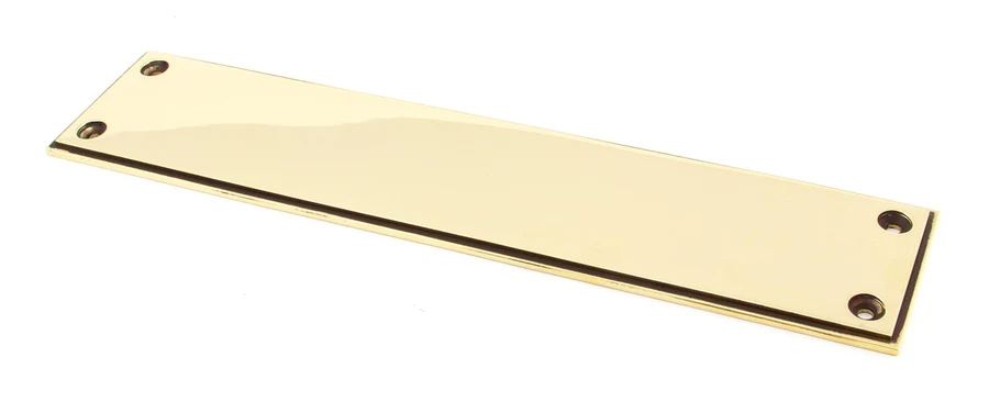 FTA 45389 AGED BRASS 300MM ART DECO FINGERPLATE