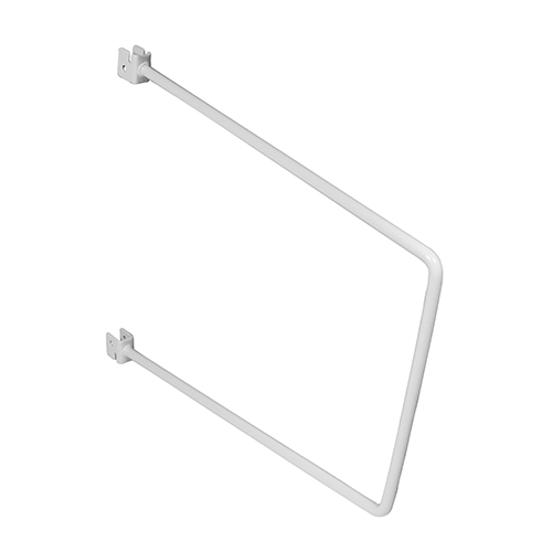 TWIN SLOT FLEXIBLE BOOK ENDS - WHITE 200MM (PAIR)