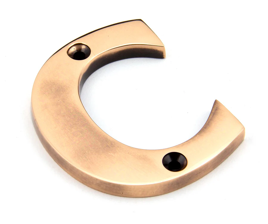 FTA 92031C POLISHED BRONZE LETTER C