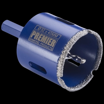 PREMIUM VACUUM BRAZED DIAMOND HOLESAW 22MM (45MM DEEP)