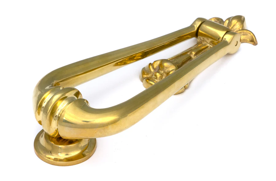 FTA 33610M POLISHED BRASS LOOP DOOR KNOCKER