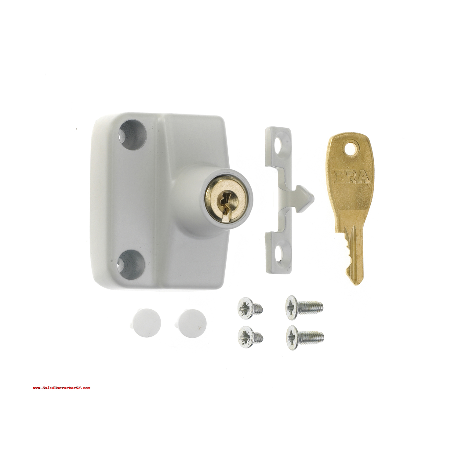 ERA AUTOMATIC WINDOW SNAP LOCK WHITE