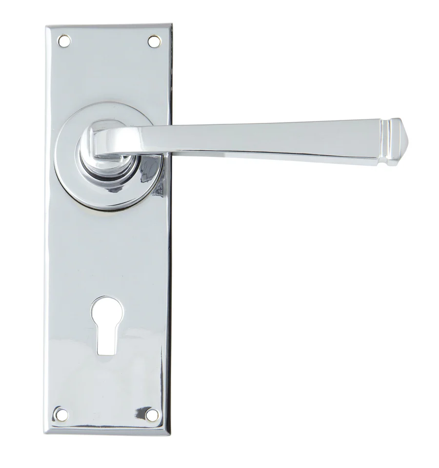 FTA 90359 POLISHED CHROME AVON LEVER LOCK SET
