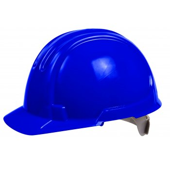 OX STANDARD UNVENTED SITE HARD HAT/SAFETY HELMET BLUE