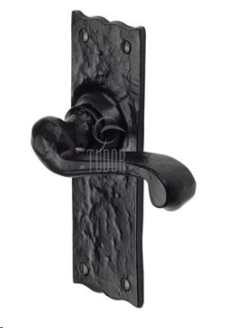 SHROPSHIRE LEVER LATCH BLACK ANTIQUE