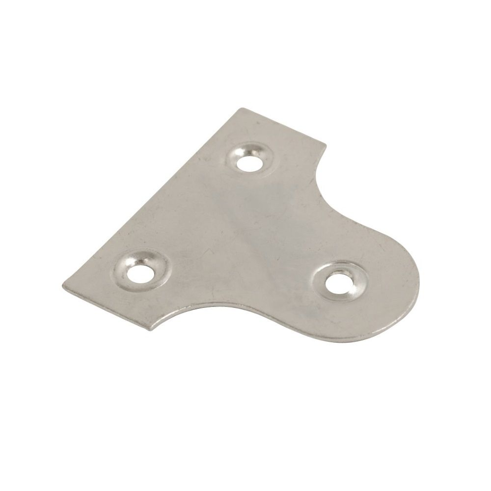 MIRROR PLATE (PLAIN 3-HOLE) 38MM (1 1/2") CHROME/NICKEL PLATED
