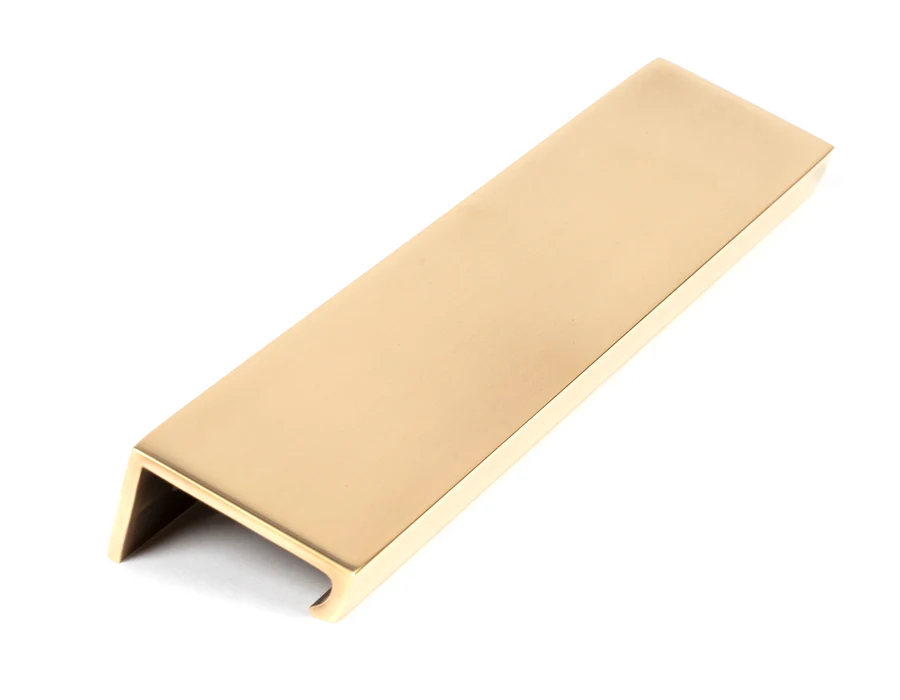 FTA 50689 AGED BRASS 200MM PLAIN EDGE PULL