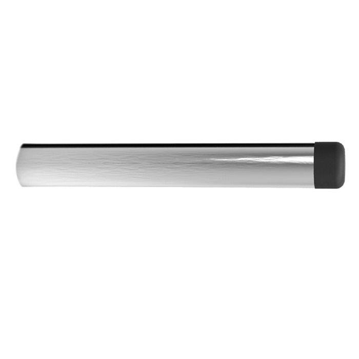 CYLINDER DOOR STOP CONCEALED-FIX (NO ROSE) 116MM SATIN CHROME