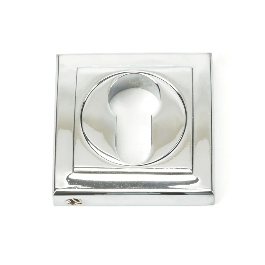 FTA 45714 POLISHED CHROME ROUND EURO ESCUTCHEON (SQUARE)
