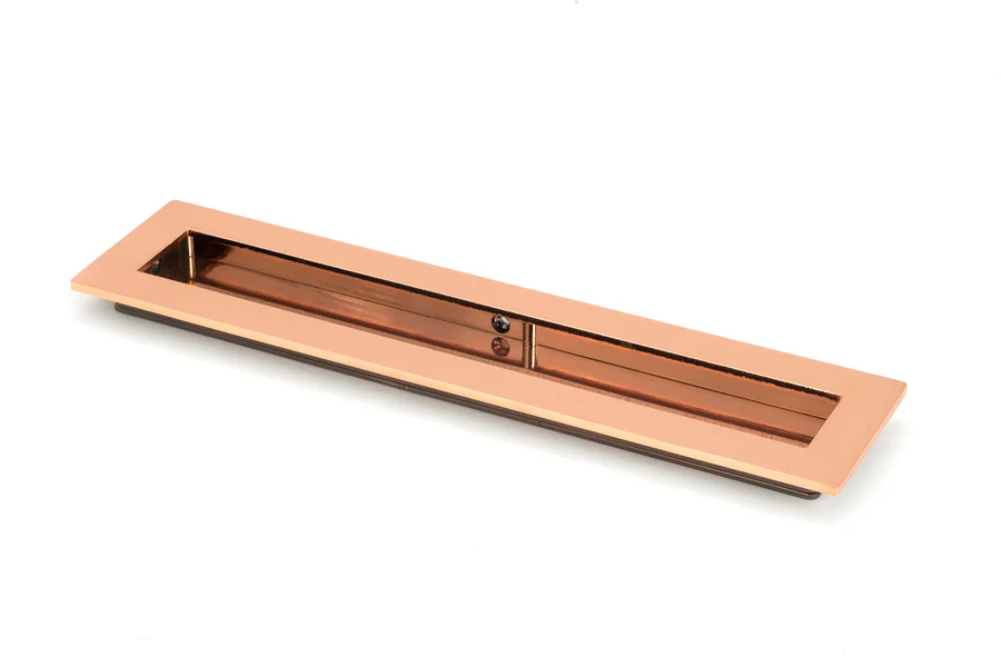 FTA 50137 POLISHED BRONZE 250MM PLAIN RECTANGULAR PULL