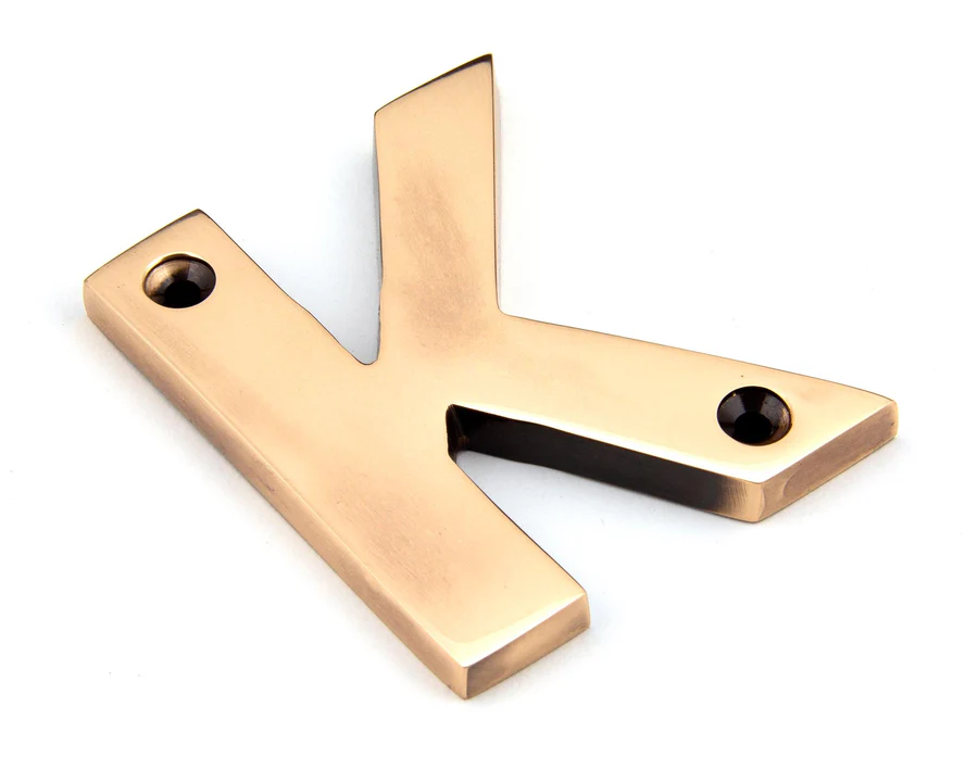 FTA 92031K POLISHED BRONZE LETTER K
