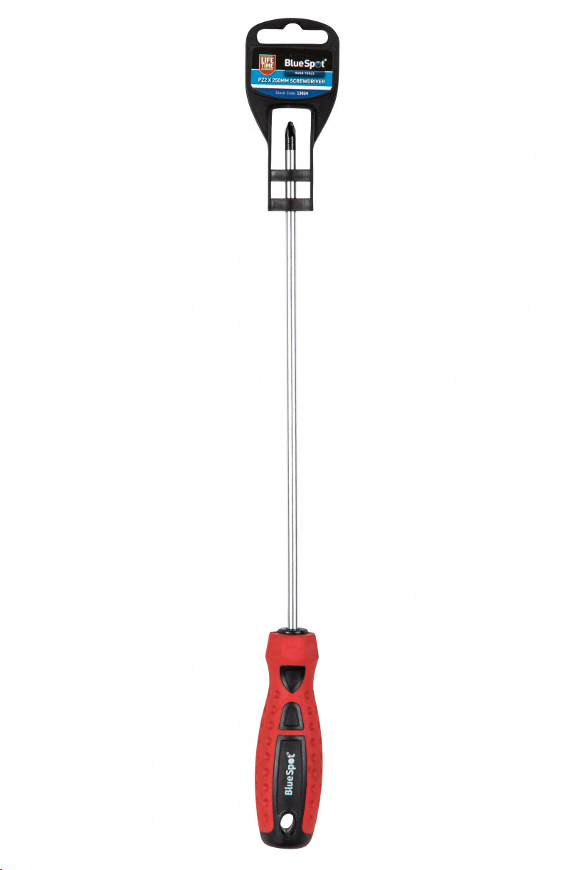 SOFT GRIP SCREWDRIVER PZ2 X 250MM EXTRA LONG