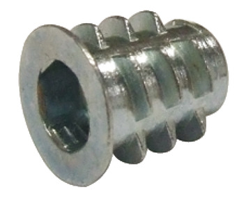 SCREW-IN INSERT TYPE 'D' INTERNAL THREAD M6 X 13 HEADED (ZINC ALLOY)