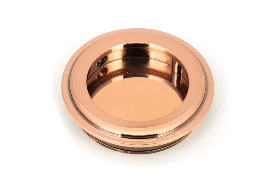FTA 50143 POLISHED BRONZE 75MM ART DECO ROUND PULL