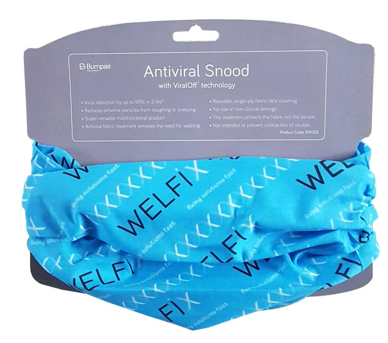 'WELFIX' PREMIUM ANTI-VIRAL SNOOD **Free with an order of £80+