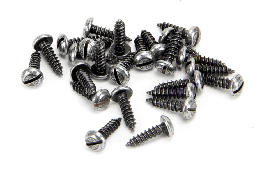 FTA 33423 PEWTER 6 X 1/2 ROUND HEAD SCREWS (25)