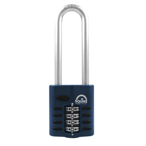 SQUIRE COMBINATION PADLOCK 40MM LONG SHACKLE 2 1/2"