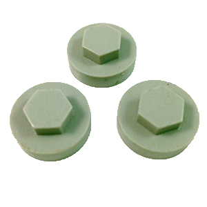 HEX-WASHER COLOUR CAP 16MM MOORLAND GREEN