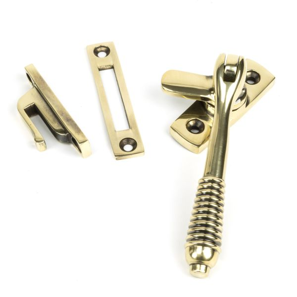 FTA 83917 AGED BRASS LOCKING REEDED FASTENER