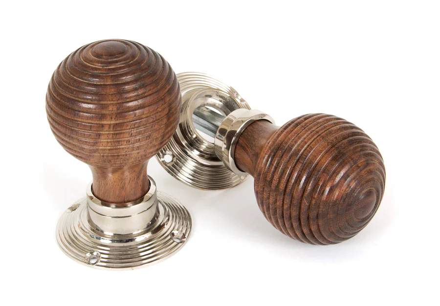 FTA 83635 ROSEWOOD AND PN BEEHIVE MORTICE/RIM KNOB SET