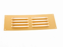 LOUVRE VENTILATOR GOLD (ALU) 9" X 9"