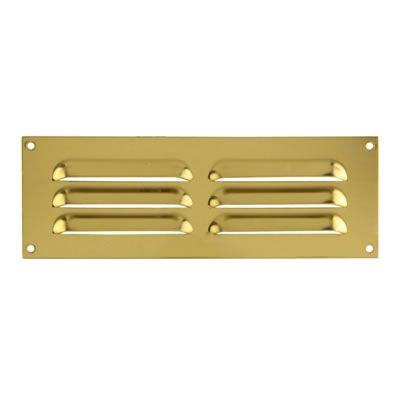 LOUVRE VENTILATOR GOLD (ALU) 9" X 3"