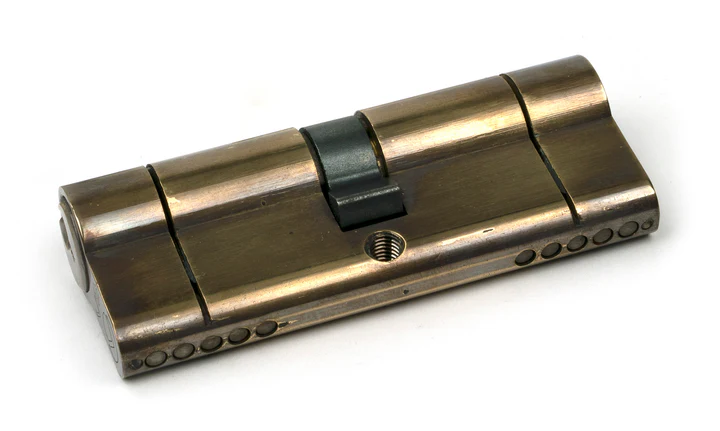 FTA 45811 AGED BRASS 40/40 5PIN EURO CYLINDER