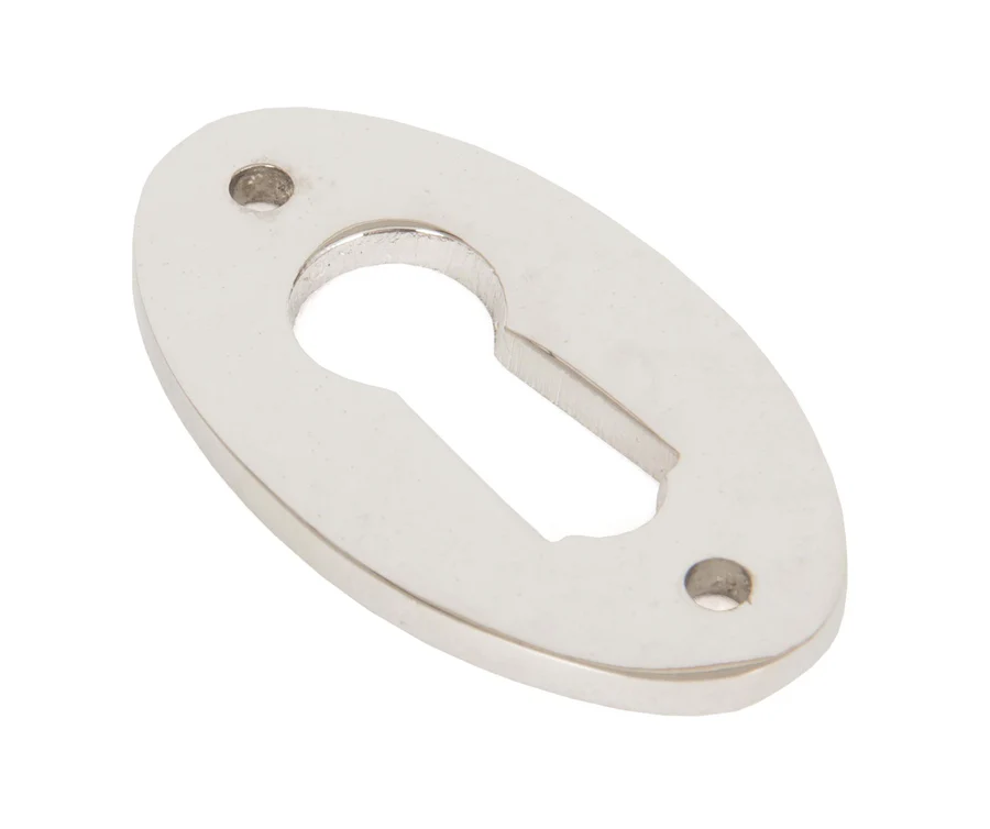FTA 83810 POLISHED NICKEL OVAL ESCUTCHEON